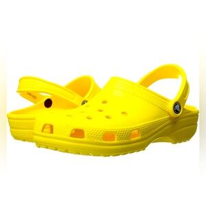 Crocs TODDLER CLASSIC CLOG Yellow unisex Size 6m / 8w